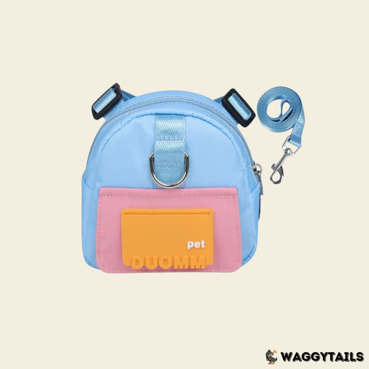 Waggytails Harness Bag in Blue