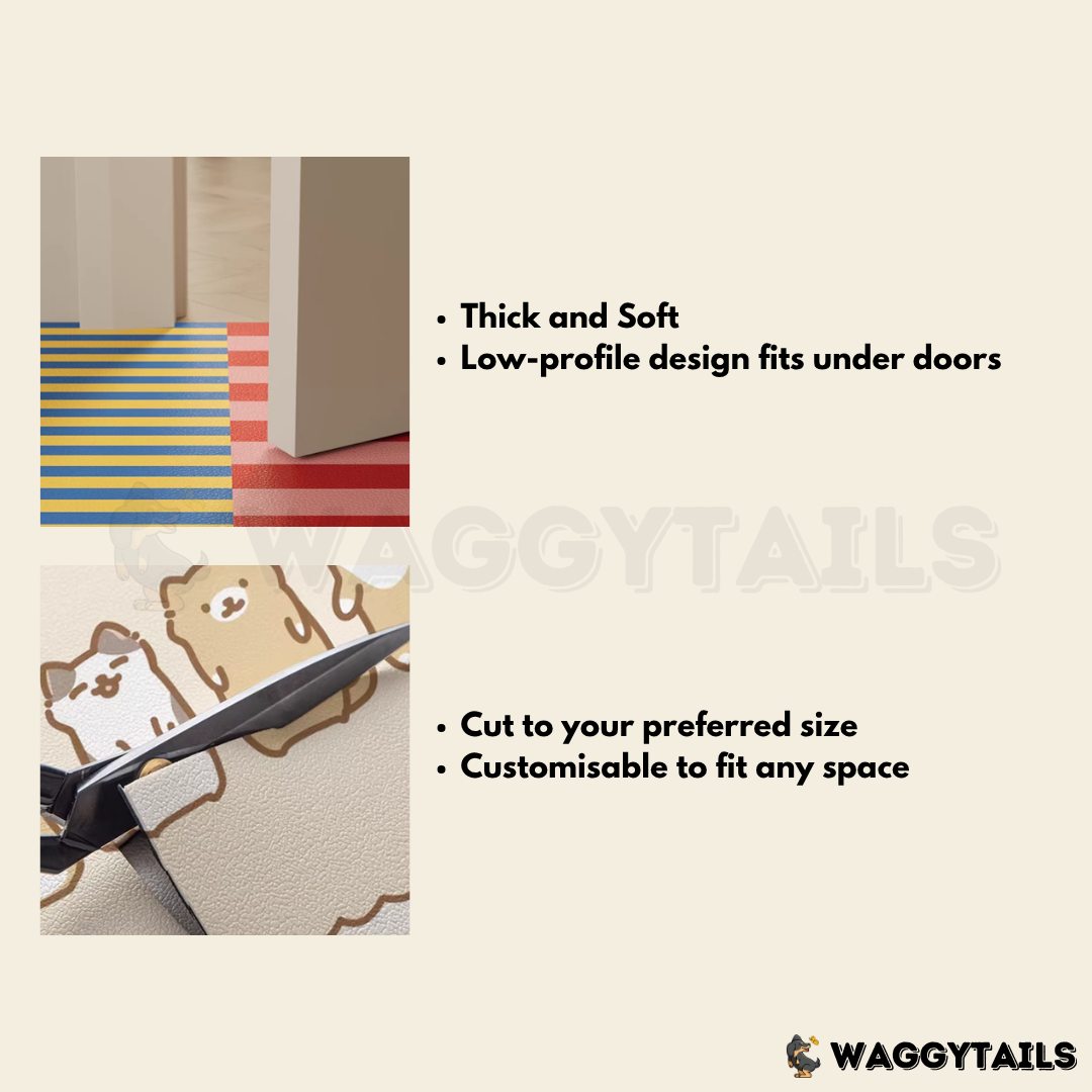 Waggytails Non-Slip PVC Pet Feeding Mat - Plaid Dachshund, page 6