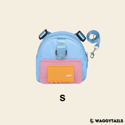 Waggytails Harness Bag in Blue, how to use