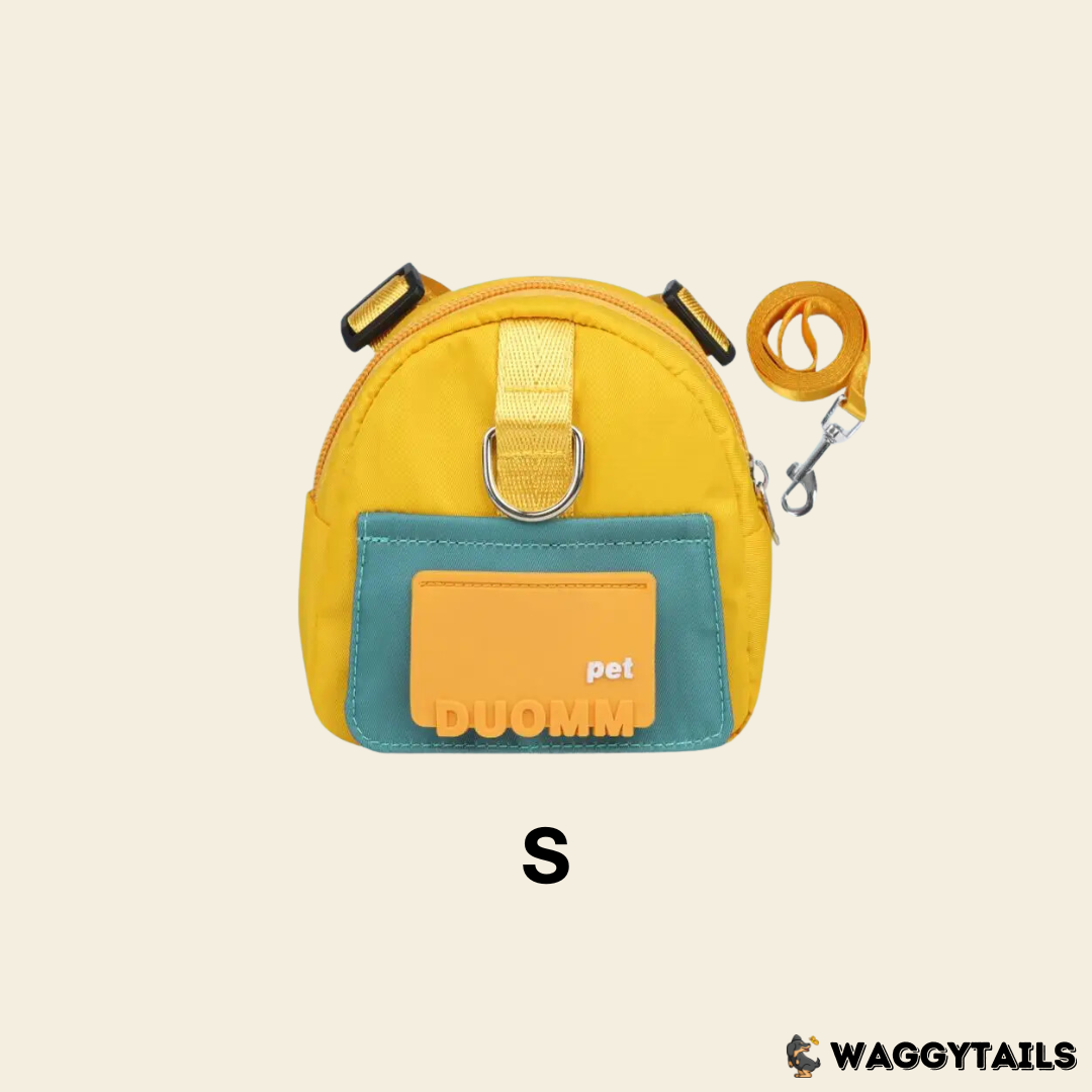 Waggytails Harness Bag in Yellow, how to use