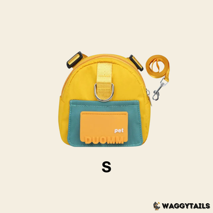 Waggytails Harness Bag in Yellow, how to use