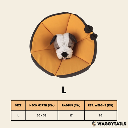Waggytails Soft Pet Recovery Cone - Orange