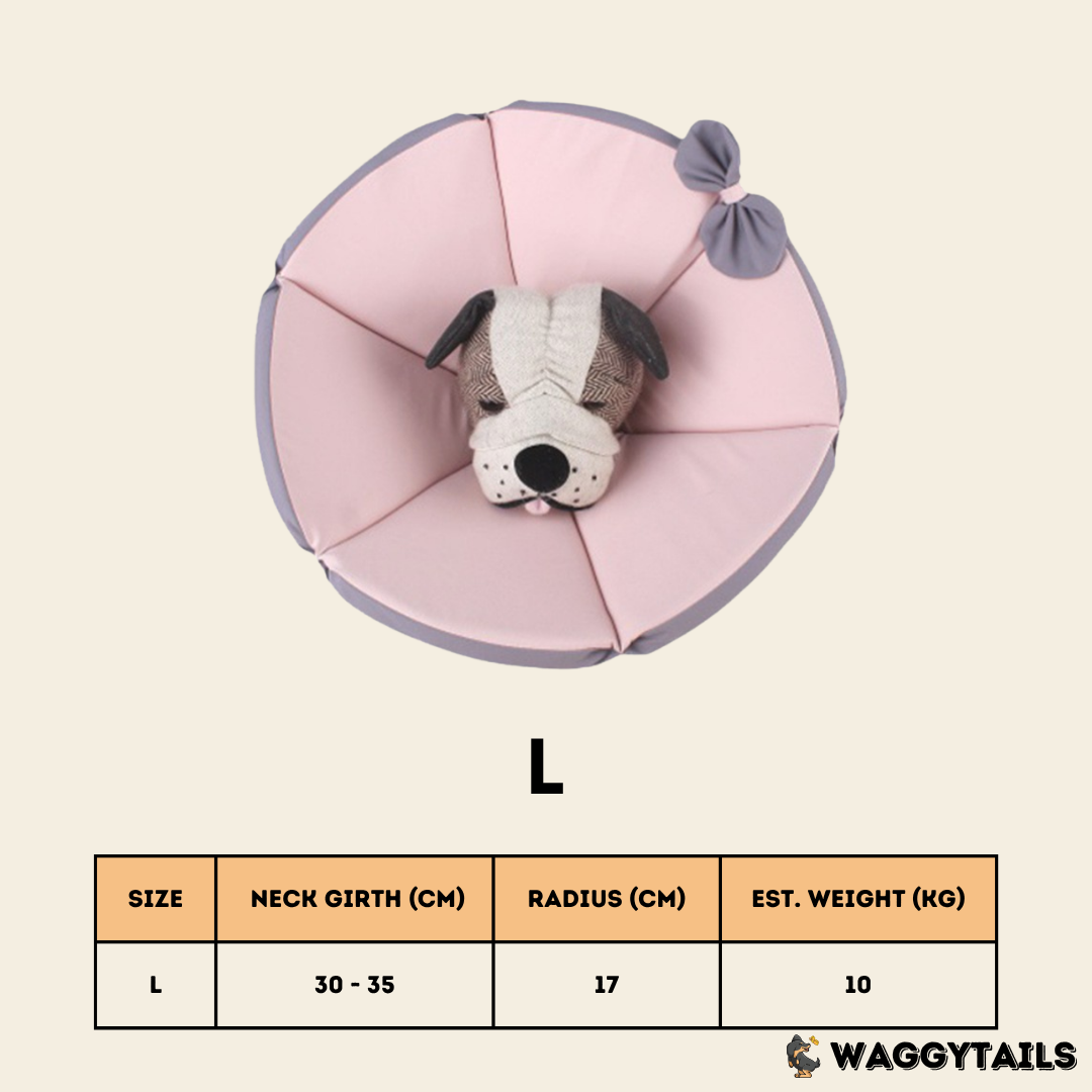 Waggytails Soft Pet Recovery Cone - Pink