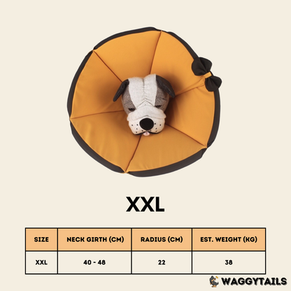 Waggytails Soft Pet Recovery Cone - Orange