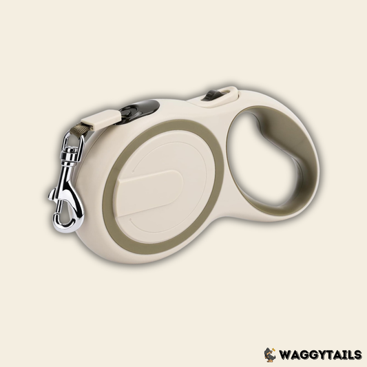 Waggytails Retractable Dog Leash - Coffee