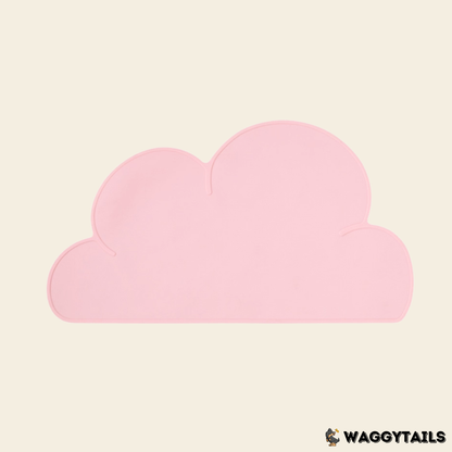 Silicone Pet Feeding Mat - Pink Cloud