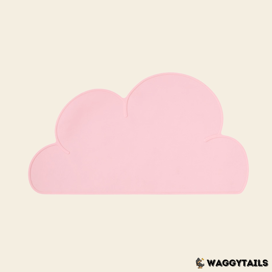Silicone Pet Feeding Mat - Pink Cloud