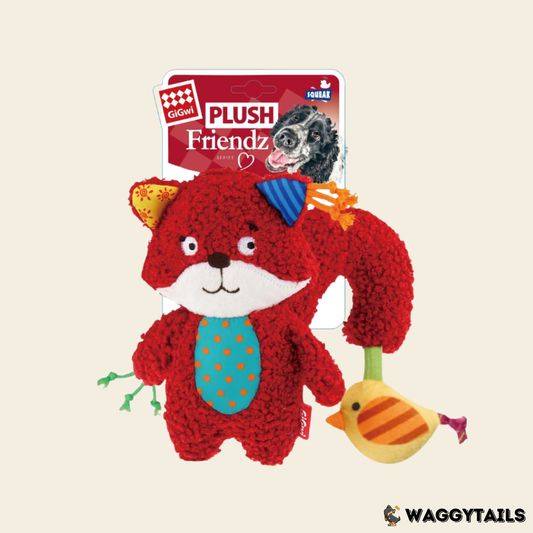 GiGwi PLUSH Friendz Plush Toy - Playful Fox