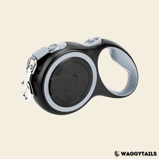 Waggytails Retractable Dog Leash - Grey