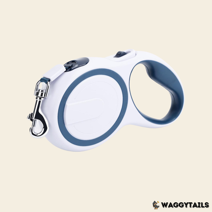 Waggytails Retractable Dog Leash - Sapphire Blue