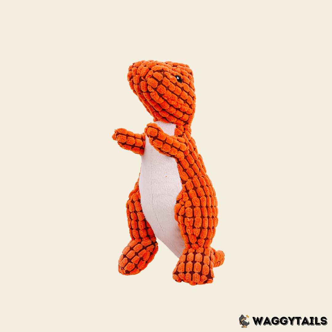 PLUSH Orange Dinosaur