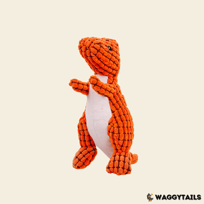 PLUSH Orange Dinosaur