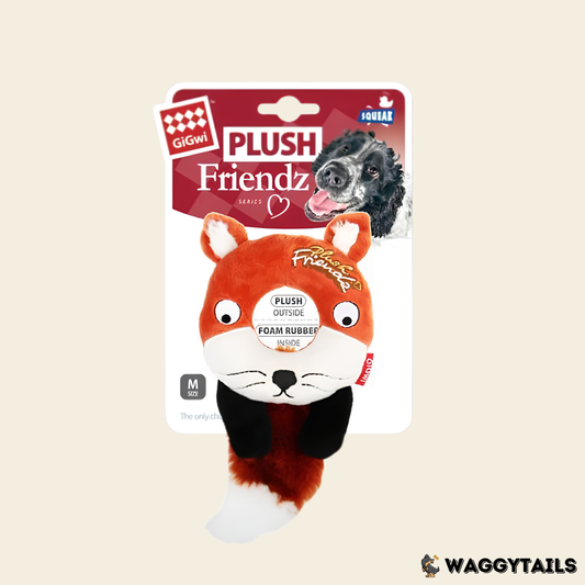 GiGwi PLUSH Friendz Plush Toy - Donut Fox