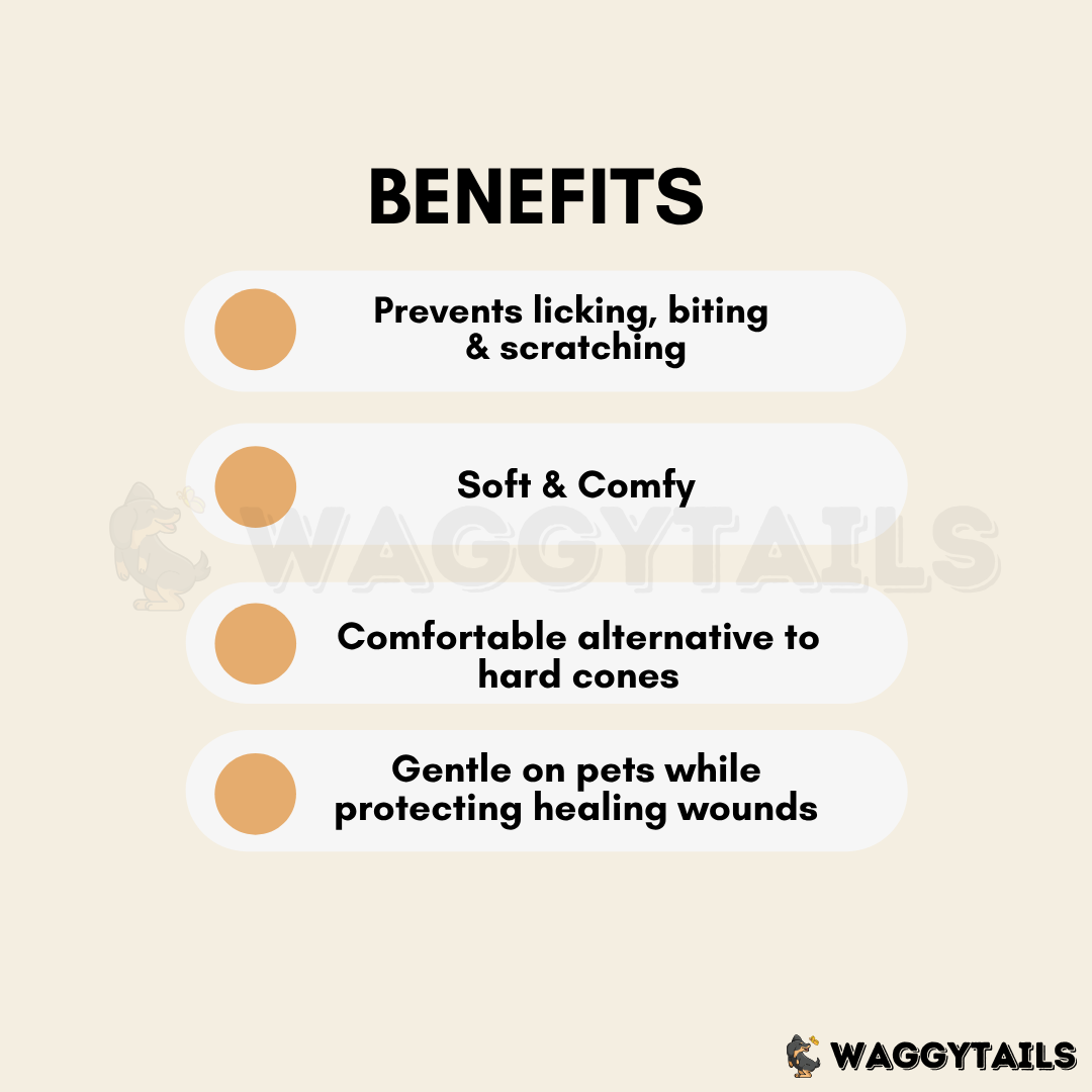 Waggytails Soft Pet Recovery Cone - Orange