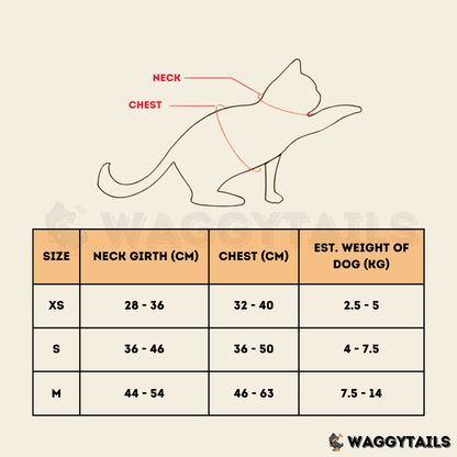 Waggytails Adjustable Reflective Dog Harness - Black
