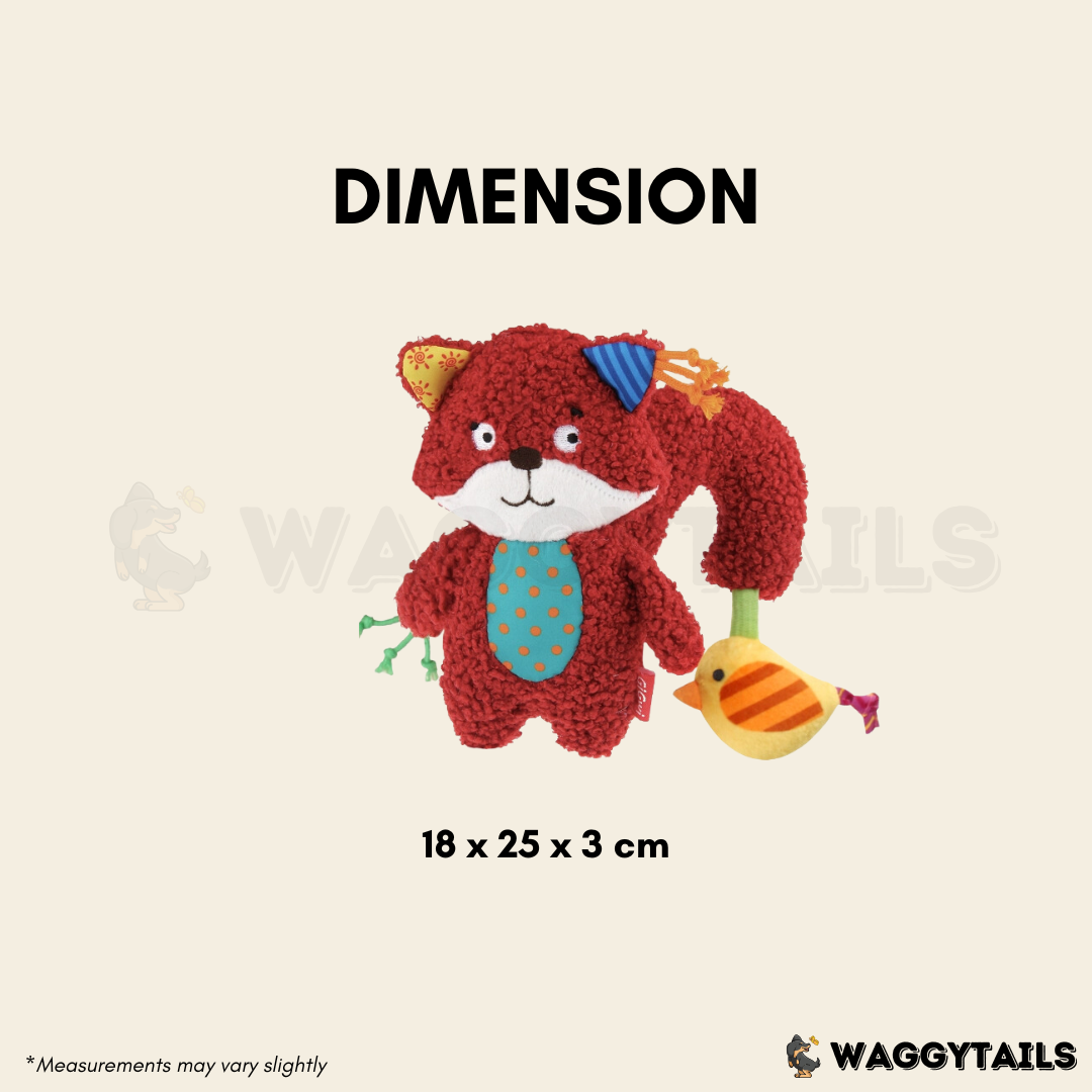 GiGwi PLUSH Friendz Plush Toy - Playful Fox