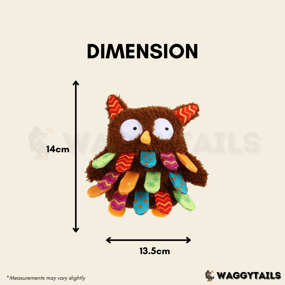 GiGwi PLUSH Friendz Plush Toy - Owl