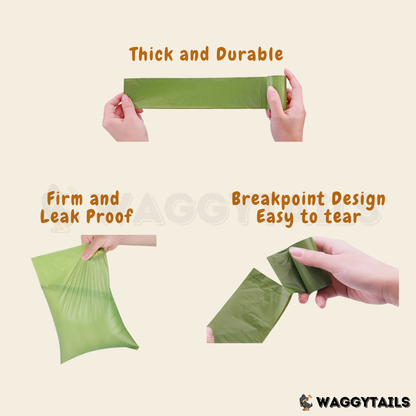Waggytails Biodegradable Dog Poop Bags