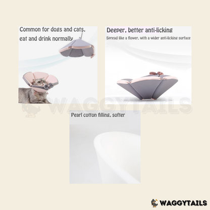 Waggytails Soft Pet Recovery Cone - Orange