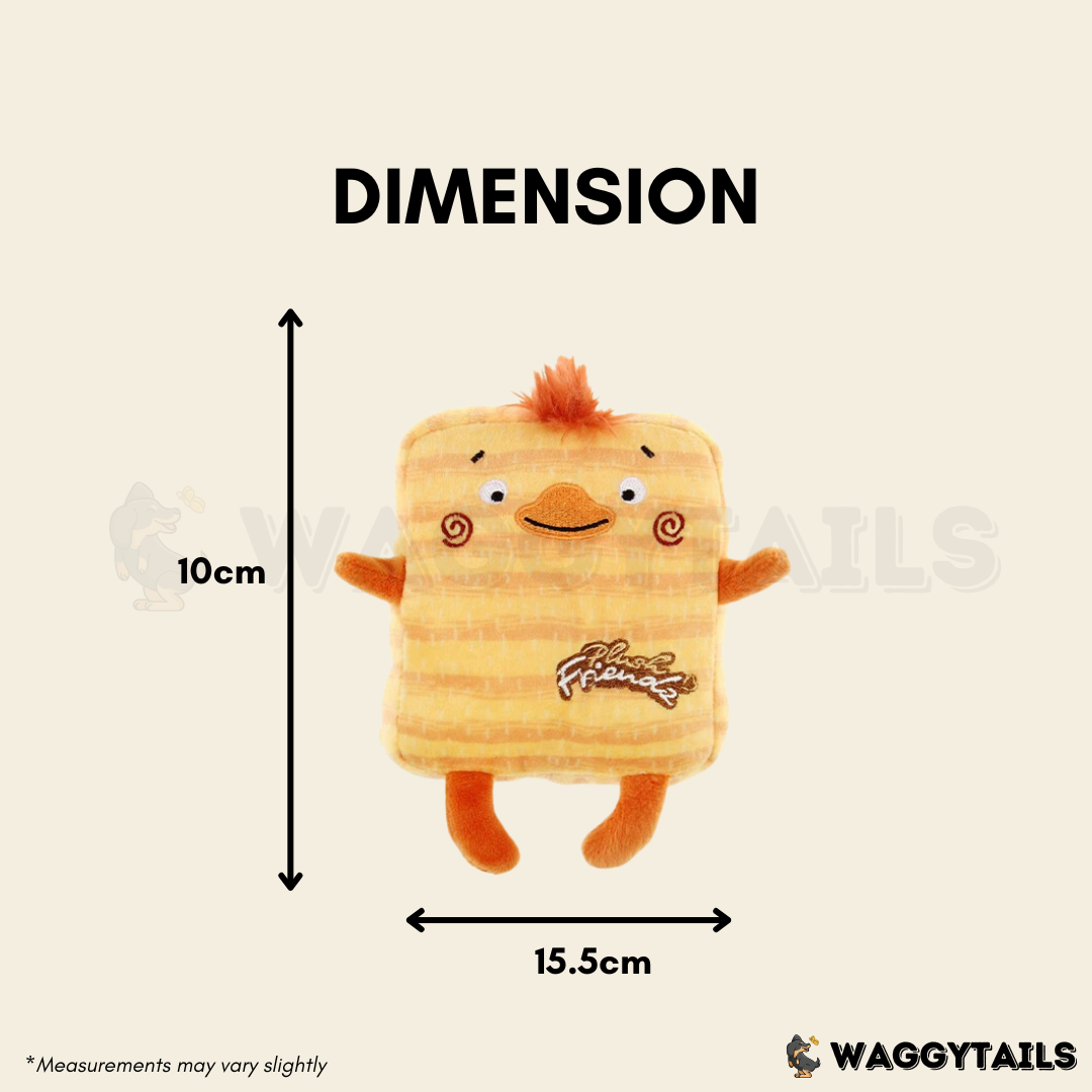 GiGwi PLUSH Friendz Plush Toy - Square Duck