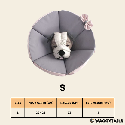 Waggytails Soft Pet Recovery Cone - Grey
