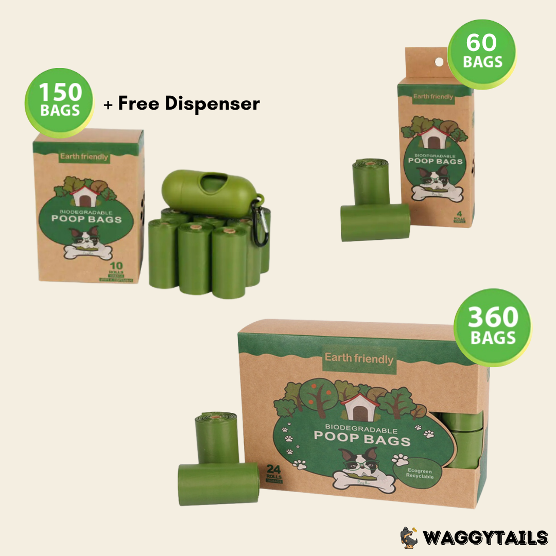 Waggytails Biodegradable Dog Poop Bags