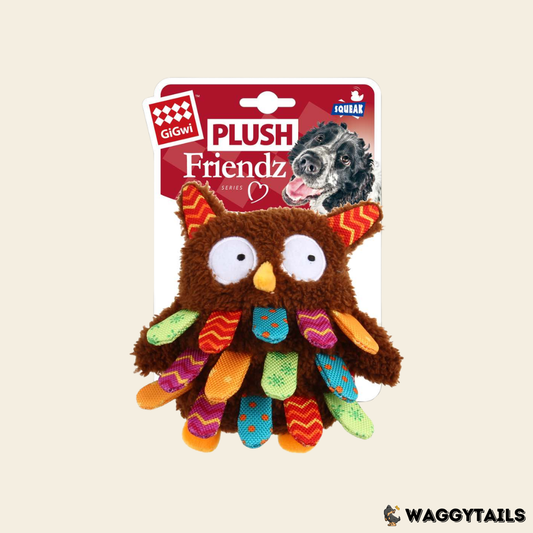 GiGwi PLUSH Friendz Plush Toy - Owl